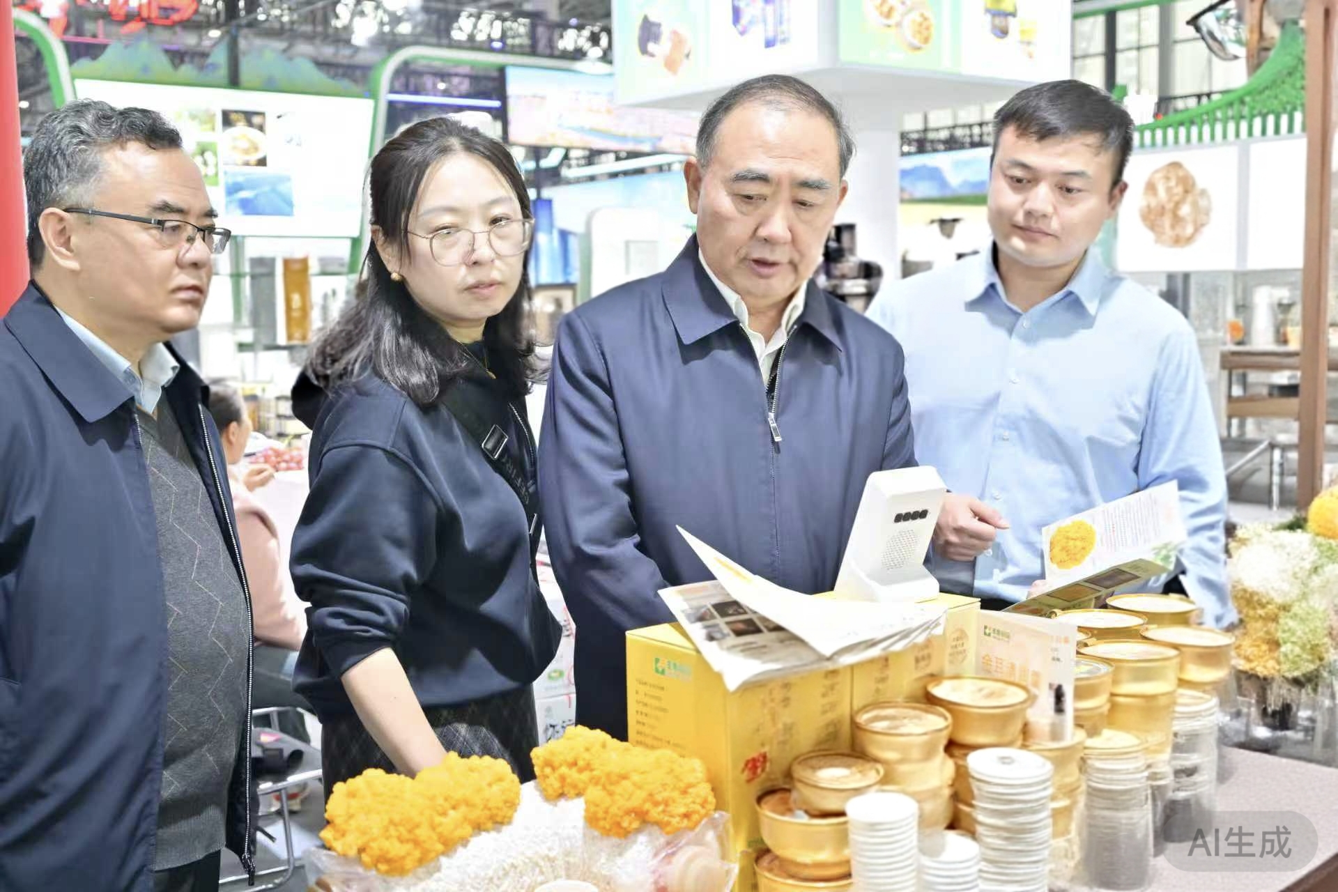 省乡村振兴协会走访特邀副会长单位丰原集团农博会展厅